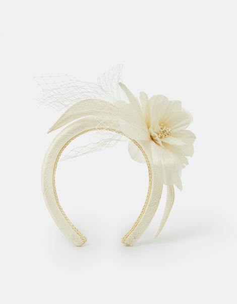 Floral Mesh Headband, , large