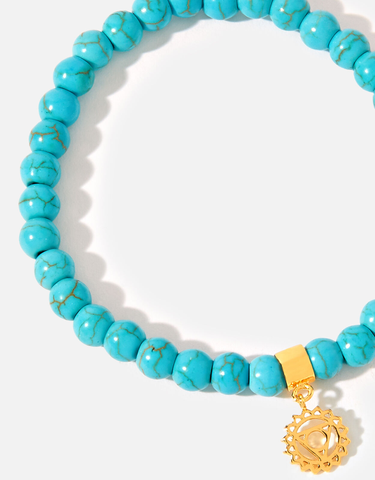 Beaded Throat Chakra Bracelet