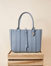 Multi Compartment Work Tote Bag, Blue (BLUE), large
