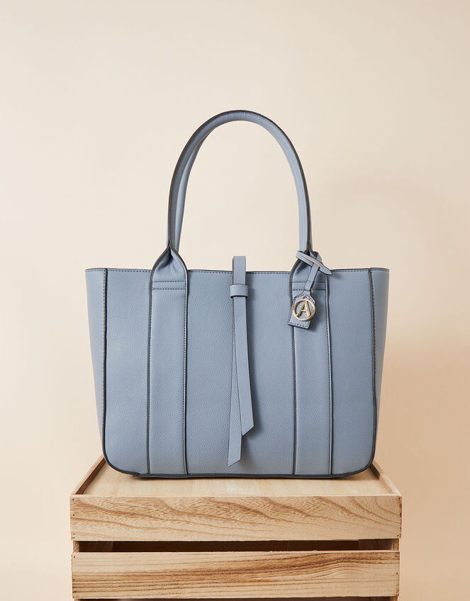 Multi Compartment Work Tote Bag, Blue (BLUE), large