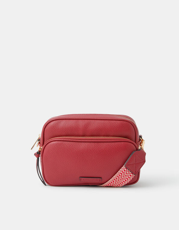 Double Zip Camera Bag, Red (RED), large