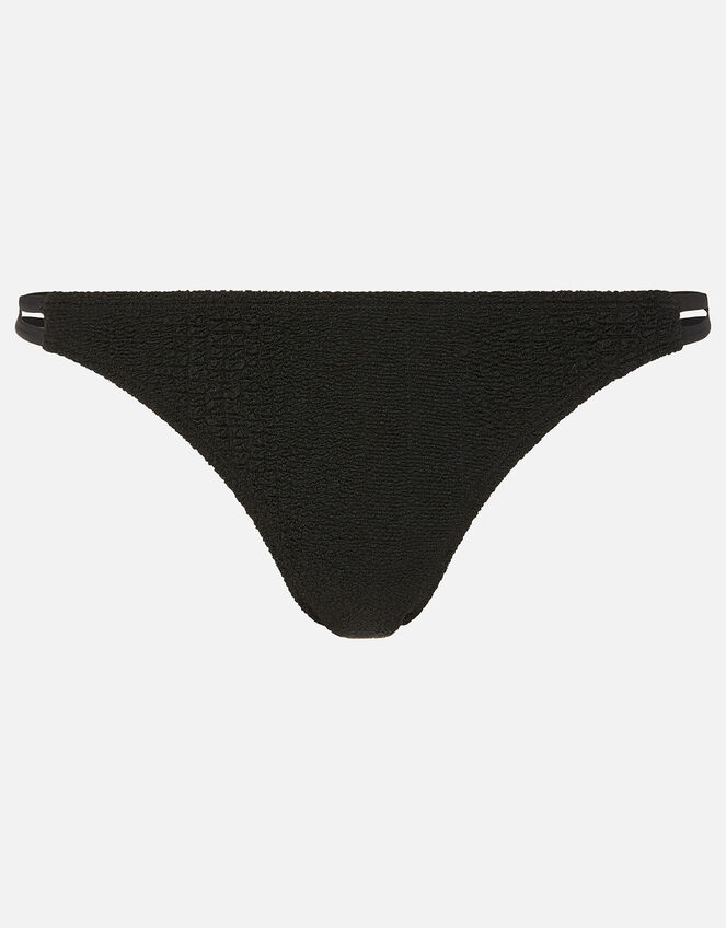 Textured Bikini Briefs, Black (BLACK), large