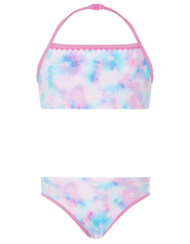 Tie Dye Bikini Set, Pink (PINK), large