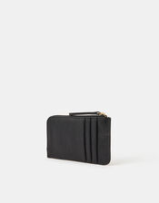 Animal Print Leather Card Holder, , large