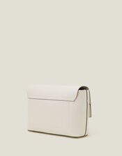 Leo Cross-Body Bag, White (WHITE), large