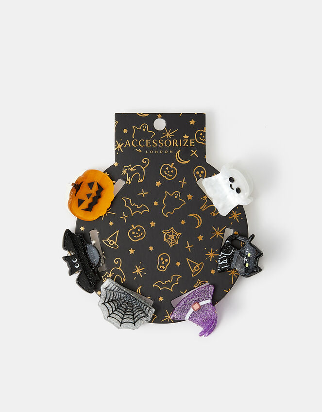 6-Pack Mini Halloween Claw Clips, , large