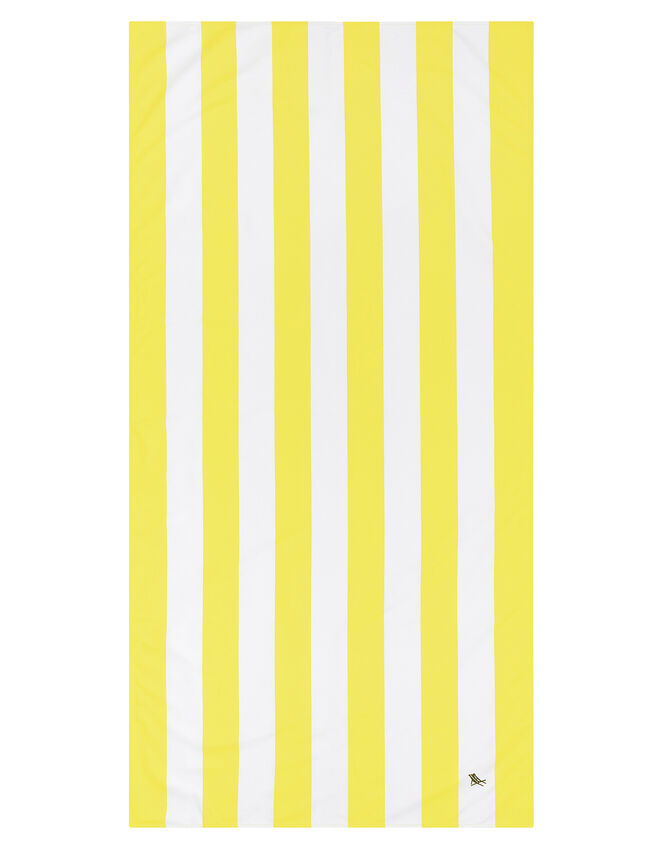 Dock And Bay Striped Beach Towel, Yellow (YELLOW), large