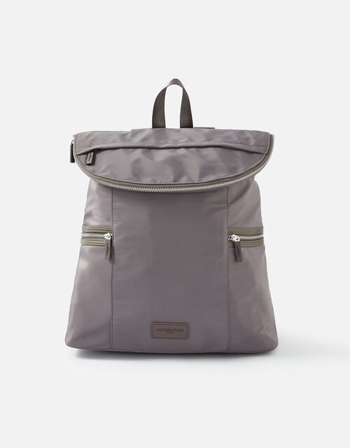 Gina Gym Rucksack with Recycled Fabric, Grey (GREY), large