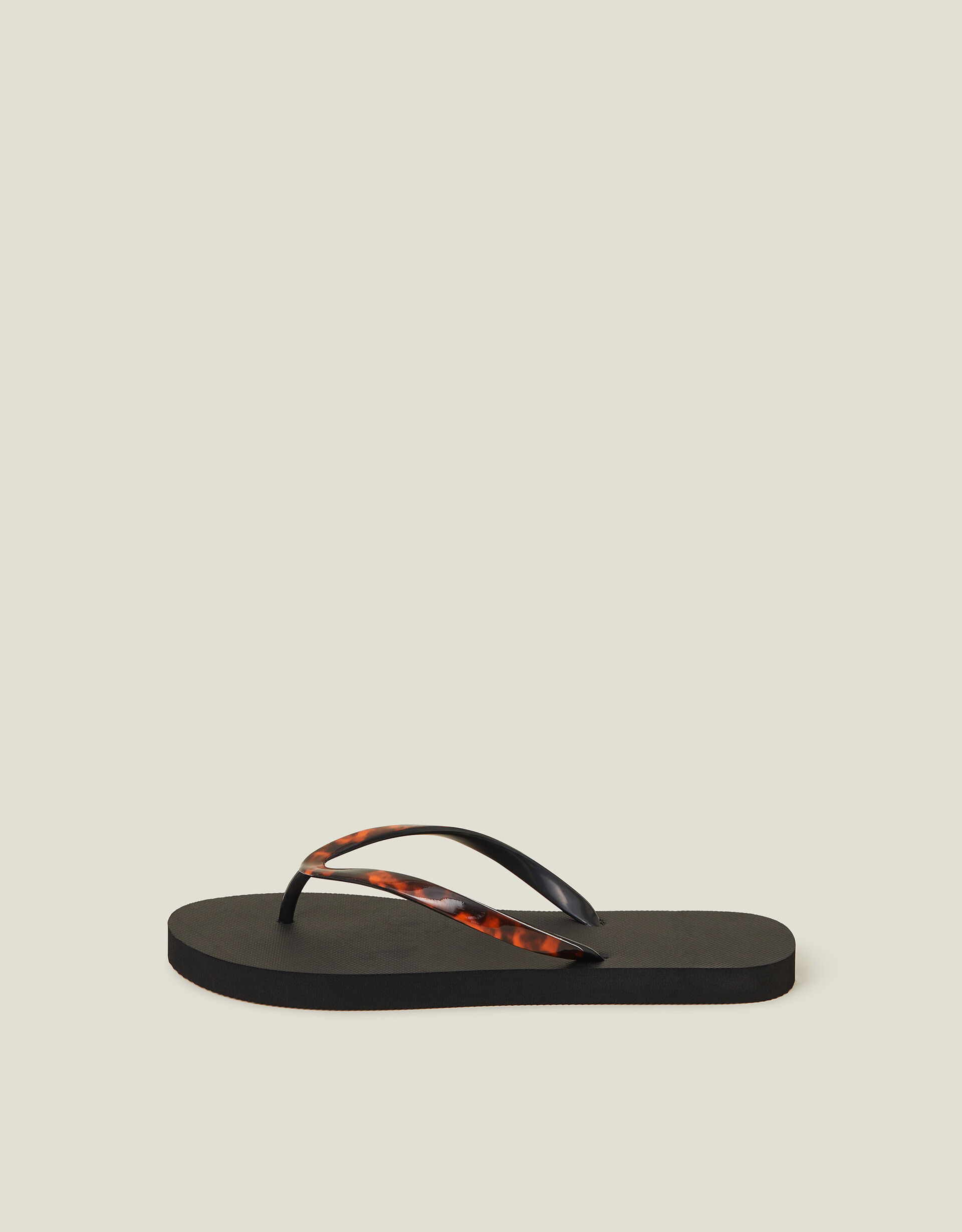 Accessorize black flip flops sales