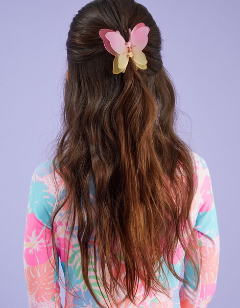 Girls Ombré Butterfly Claw Clip, , large