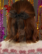 Organza Bow Hair Clip, , large