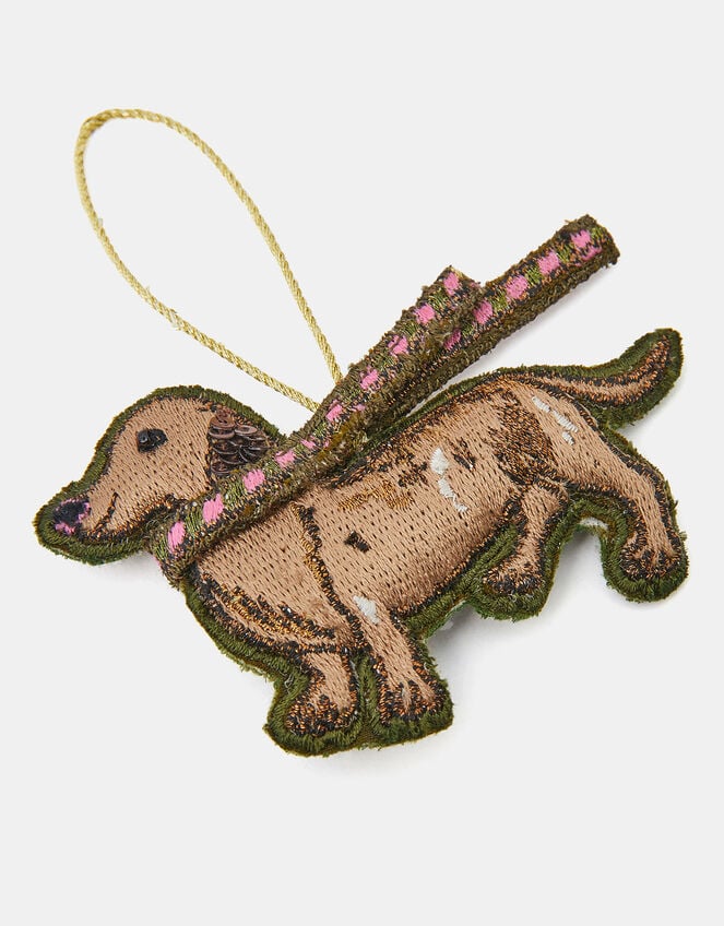 Sausage Dog Christmas Tree Decoration, , large