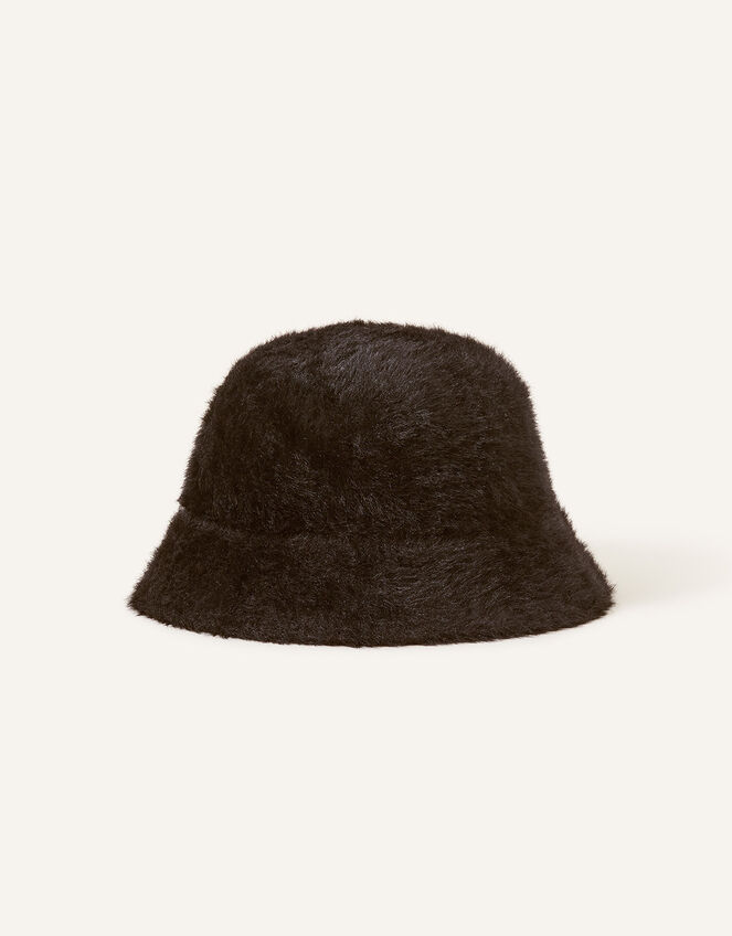 Fluffy Bucket Hat Black | Hats | Accessorize UK