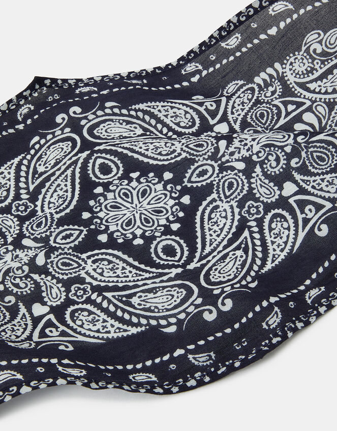 Bandana Neckerchief Scarf, Blue (BLUE), large