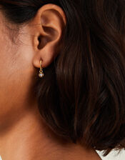 5-Pack 14ct Gold-Plated Earrings Set, , large