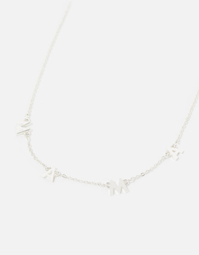 Mama Pendant Necklace, Silver (SILVER), large