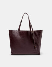 Patent Leather Tote Bag, , large