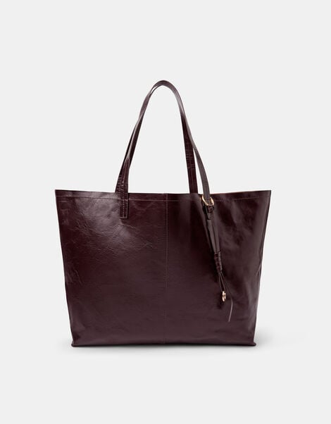 Patent Leather Tote Bag, , large