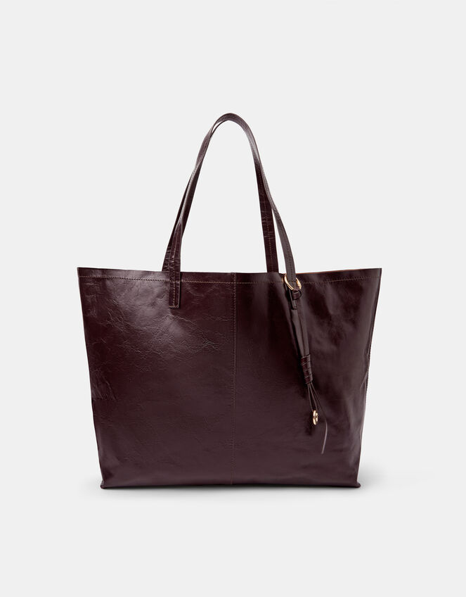 Patent Leather Tote Bag, , large