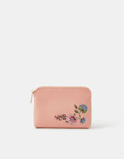 Floral Embroidered Coin Purse, , large
