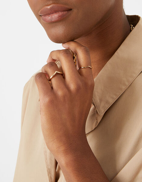 Crystal Rings 12 Pack, Gold (GOLD), large