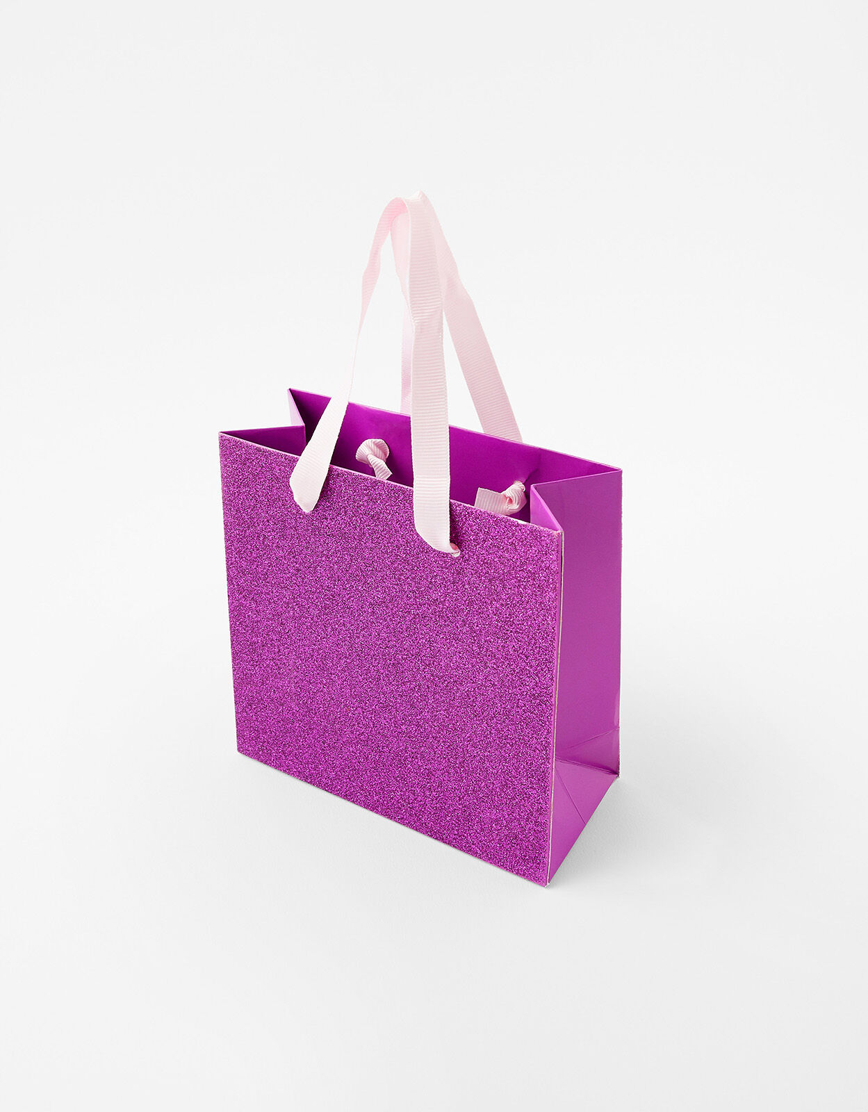Purple glitter gift bags online