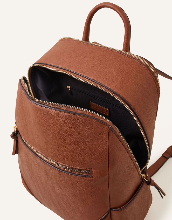 Classic Zip Around Backpack, Tan (TAN), large