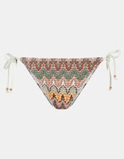 Crochet Tie Side Bikini Bottoms, Natural (NEUTRAL), large