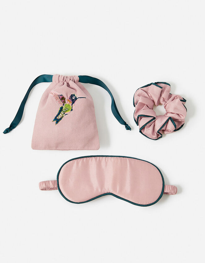 Hummingbird Eye Mask and Scrunchie Set WWF Collaboration, , large