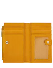 Katy Faux Leather Slim Wallet, Yellow (OCHRE), large