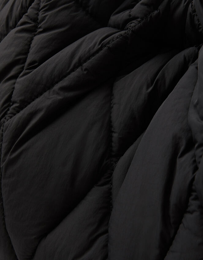 Nylon Quilted Shopper Bag, , large