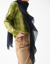 Lightweight Plain Woven Scarf, , large