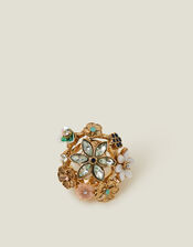 Floral Bouquet Ring , Multi (PASTEL MULTI), large
