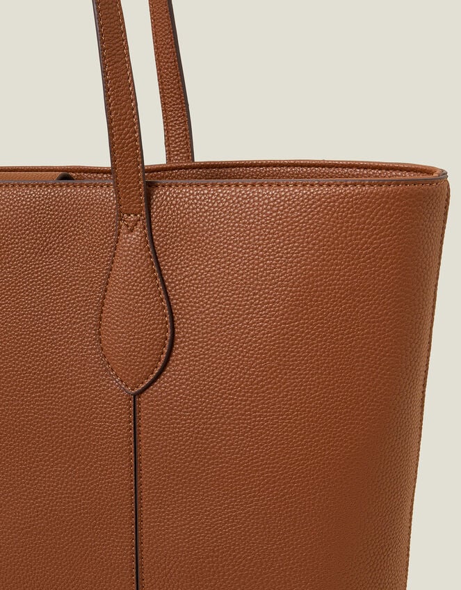Laptop Tote Bag, Tan (TAN), large