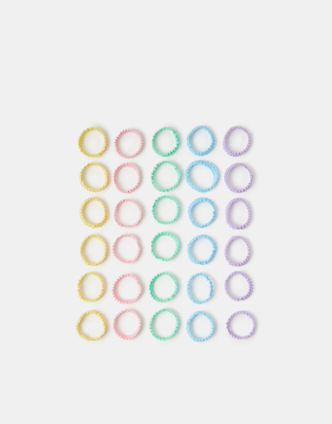 30-Pack Girls Pastel Hair Bands, , large