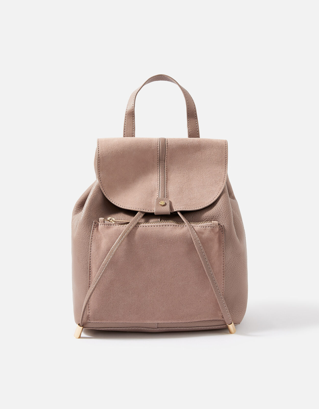 accessorize leather backpack