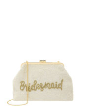 Beaded Bridesmaid Clutch Bag, , large