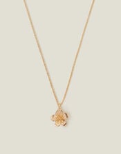 Flower Pendant Necklace, , large
