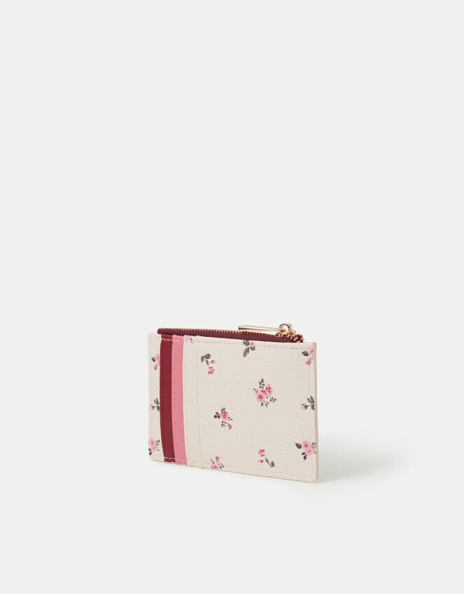 Floral Print Card Holder, , large