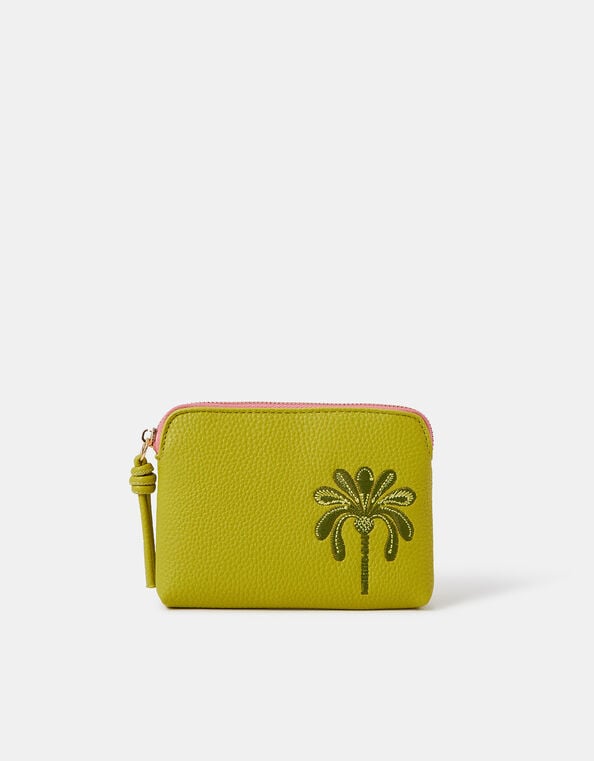 Embroidered Palm Coin Purse, , large