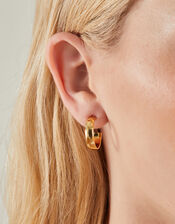 14ct Gold-Plated Chunky Hoop Earrings, , large