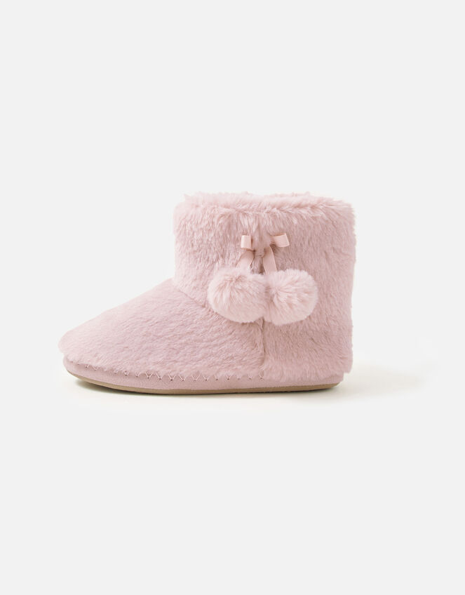Super-Soft Slipper Boots, Pink (PINK), large