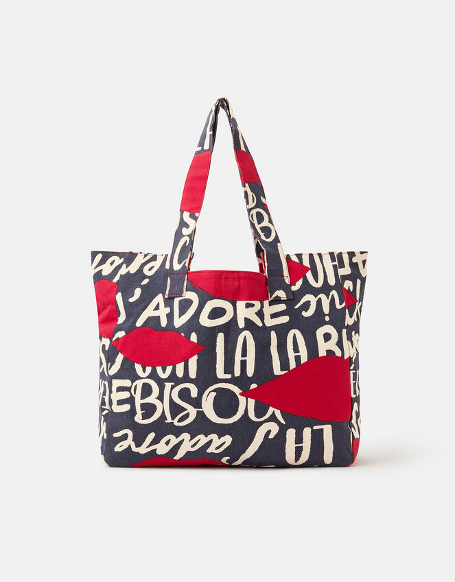 Bisou Lips Shopper Bag, , large