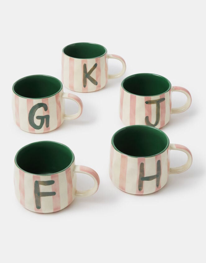 Initial Stripe Mug, Multi (BRIGHTS MULTI), large