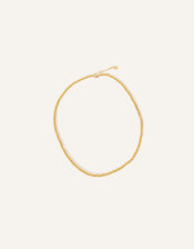 14ct Gold-Plated Ball Chain Necklace, , large