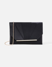 Louise Satin Clutch Bag, , large
