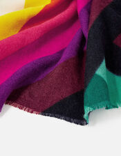 Rainbow Chevron Blanket Scarf, , large