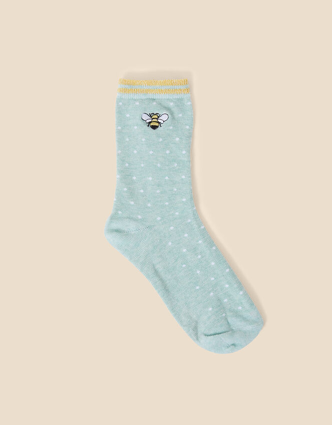 Embroidered Bee Socks Socks & Tights Accessorize UK