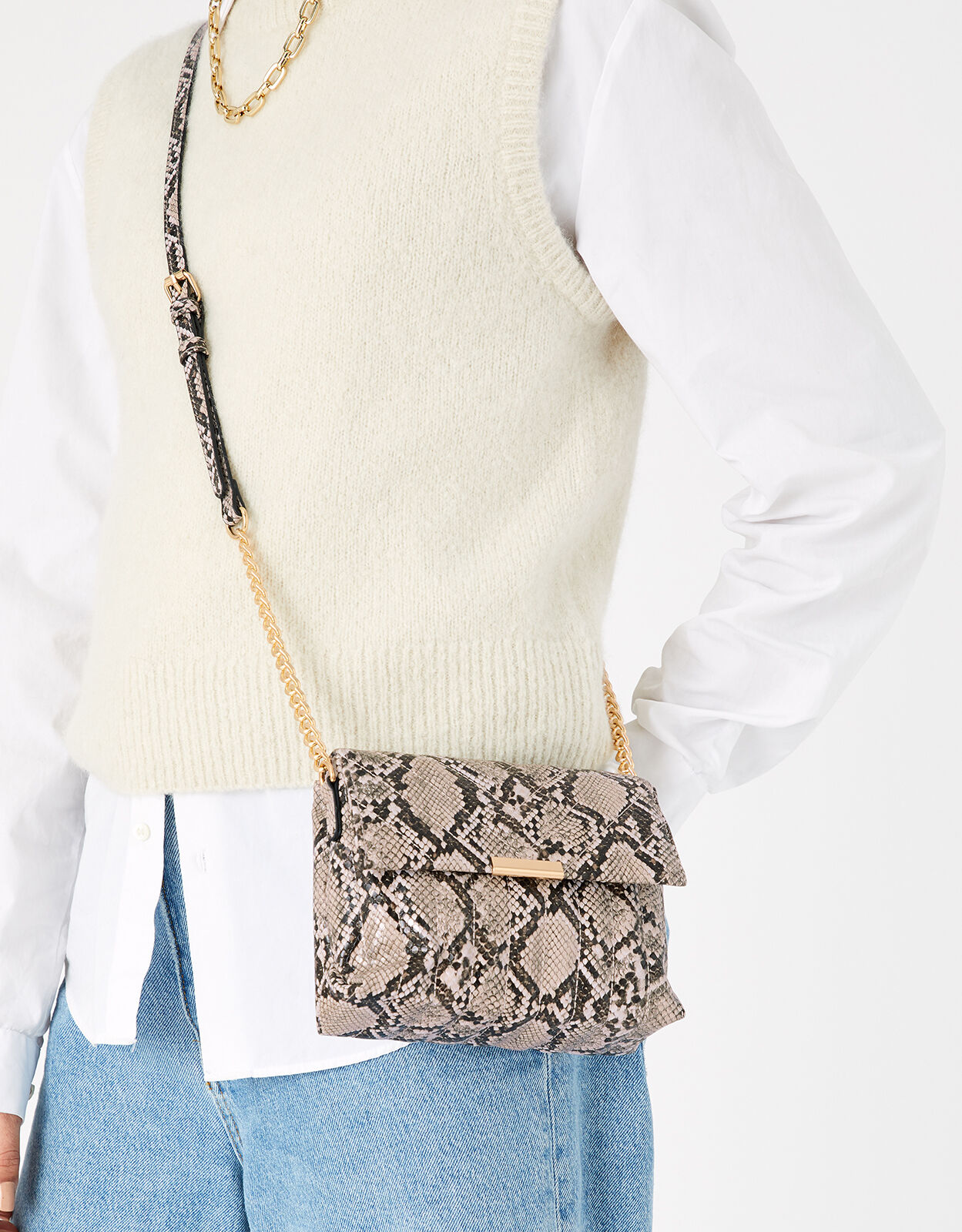 Snake cross body bag sale