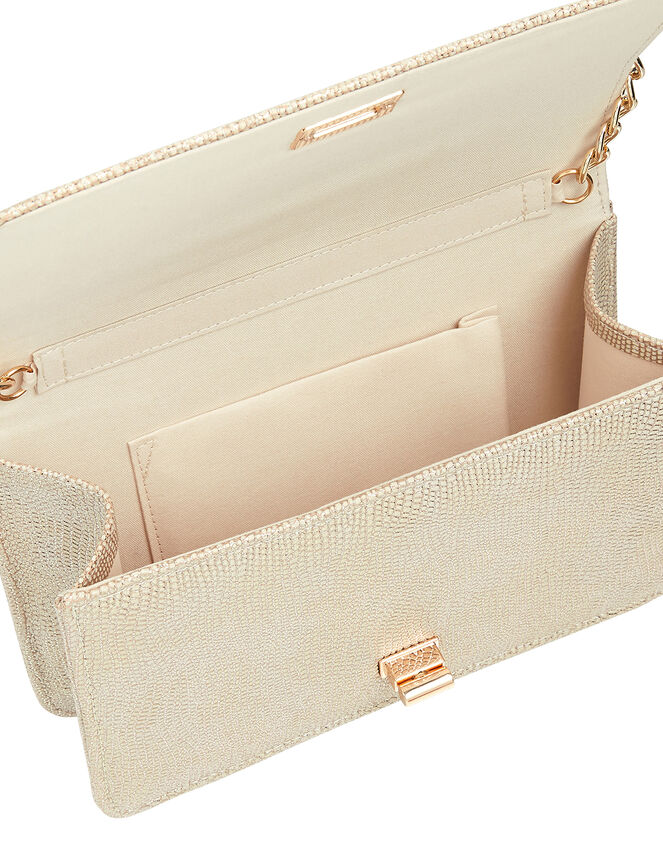 Sasha Snake Quilted Cross-Body Bag, , large